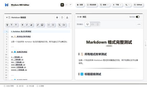 Modern MD Editor