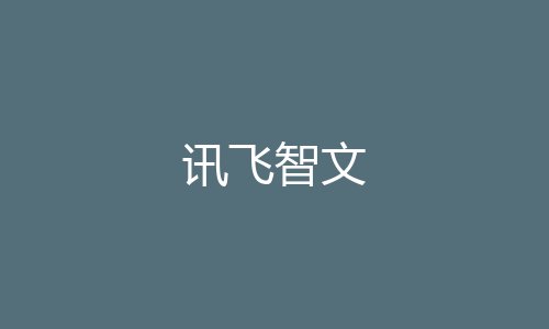 讯飞智文