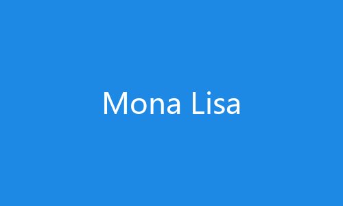 Mona Lisa